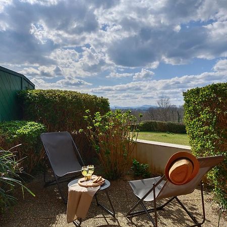 Ferienwohnung T1 Bis Avec Piscine Vue Golf Et Montagnes Arcangues Exterior foto